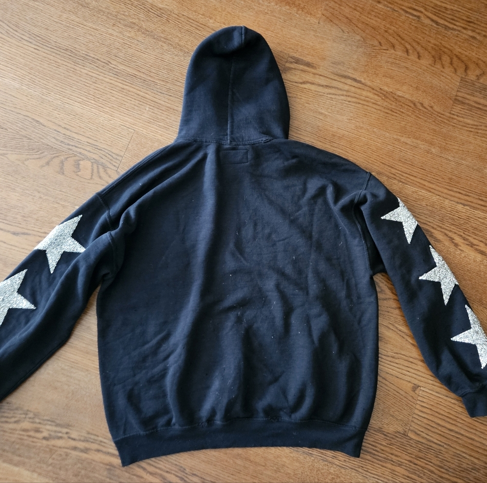 Carmar Oversized Star Patch Distressed Hoodie - S… - image 4